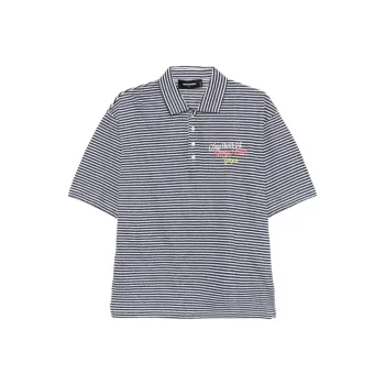 DSQUARED 2 Linen Polo Shirt