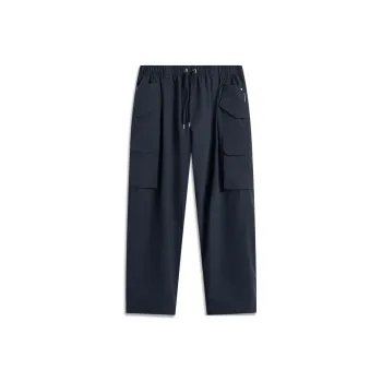 LiNing Sports Life Collection Sports Pants Men's Deep Mysterious Blue