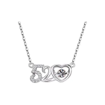 DAWO 925 Sterling Silver Necklaces Women's