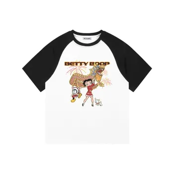 BETTY BOOP T Shirt Women's White/Black