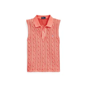 Polo Ralph Lauren Polo Pony Cable knit Polo Top
