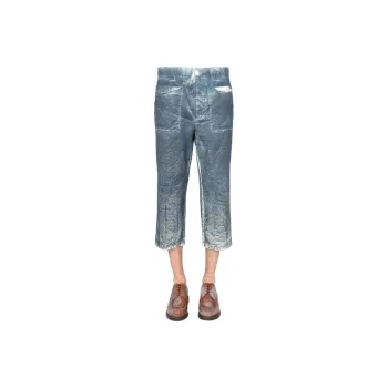 Sunnei Straight Cropped Straight Pants