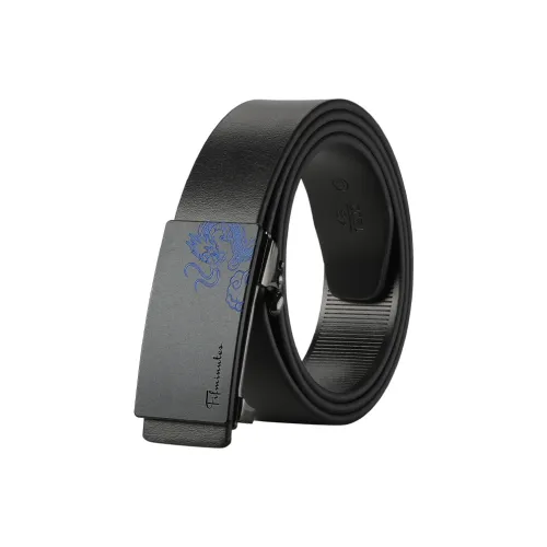 15 MINS Cow Split Leather Belts Men's Width 3.3cm