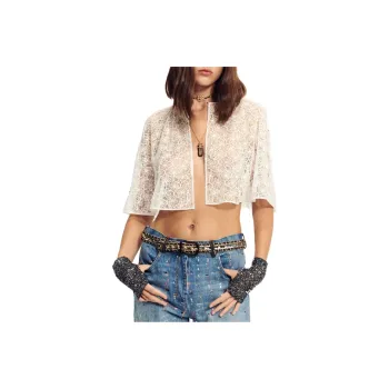 CHANEL Crop Tops Women's White
