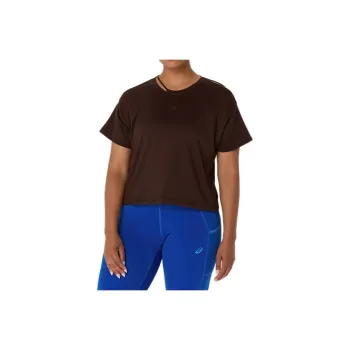 Asics NAGINO FLEX Drop Shoulder Sleeve T Shirt Women's Coffee