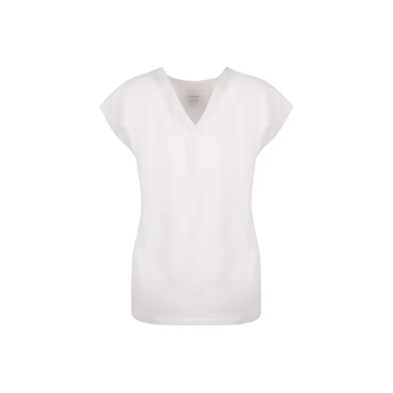 FRAME T Shirts Women's White-0