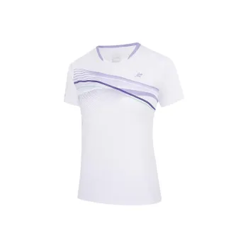 361° T Shirt Women's Raw White/Elegant Purple
