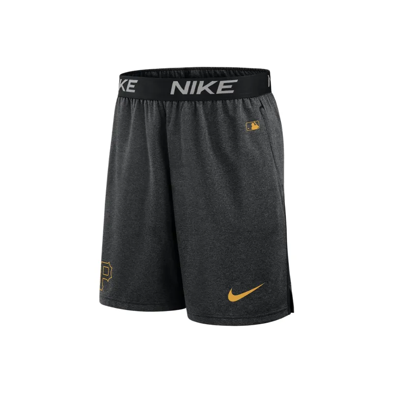 Nike Pittsburgh Pirates Authentic Collection Practice Sports Shorts Men's Black-0