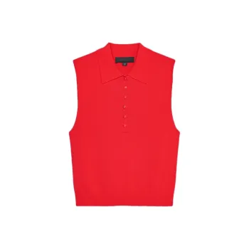 ZARA Tank Tops Women's Red