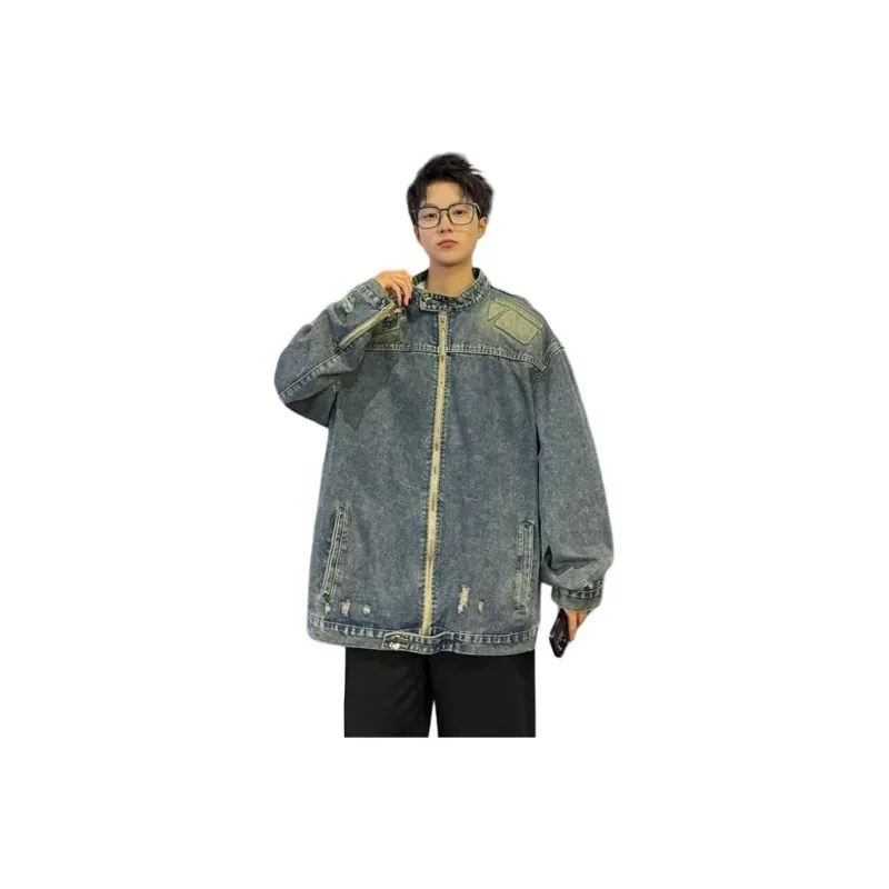 SIL VITIN Denim Jackets Unisex Blue-1