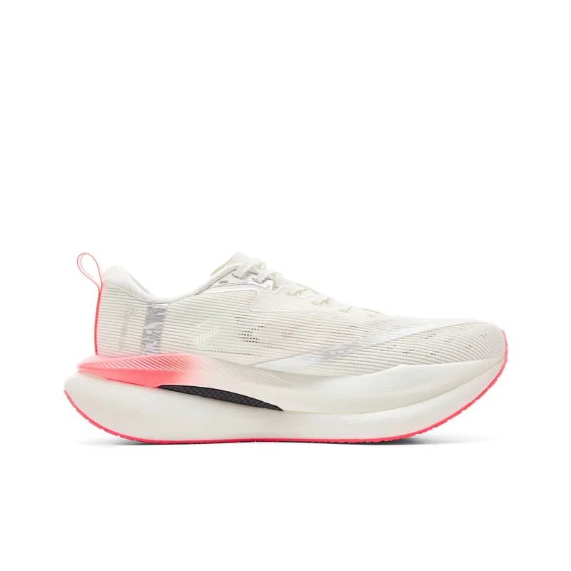 PEAK Cushioning, Abrasion Resistant, And Resilient Properties Low Top Running Shoes Men's Milk White Blue-1