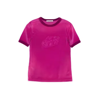 Acne Studios SS24 Regular T Shirt Women's Magenta