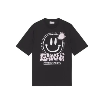 GANNI T-Shirts Women's Black