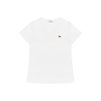 1ESS LA MODE Drop Shoulder Sleeve T Shirt Unisex White