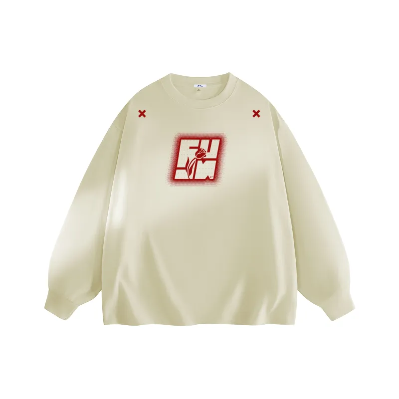 Warrior Huichao Riding The Wind Collection Drop Shoulder Sleeve T Shirt Unisex-0