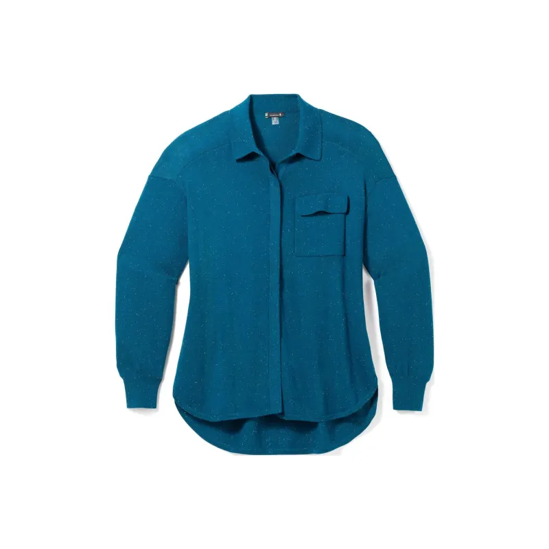 SMARTWOOL Edgewood Sweater Women's Twilight Blue Dongoer-0