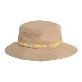 PUMA Polyester Bucket Hats Unisex Brown