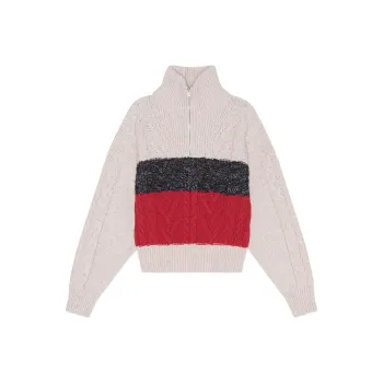 GANNI Chinese New Year Collection Sweaters Women's Mixed Color Black