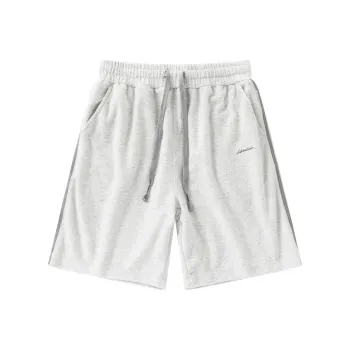 LAMLICKA Casual Shorts Unisex Light Gray