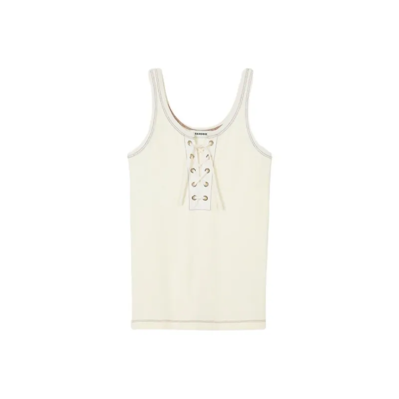 Sandro Ribbed Top-0