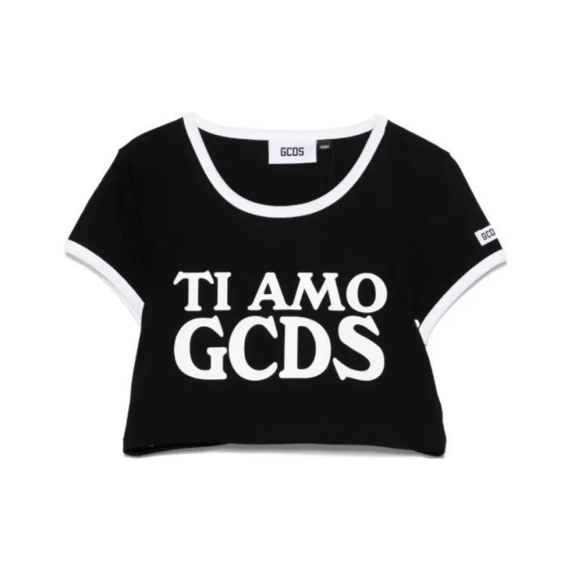 GCDS Ti Amo GCDS print T shirt-0