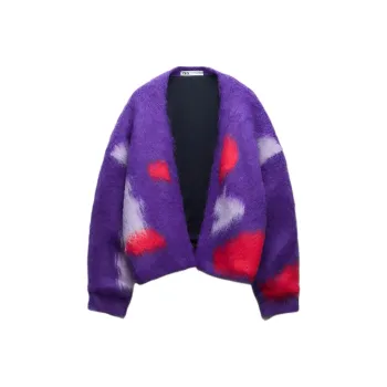ZARA Sweater Women's Dark Purple