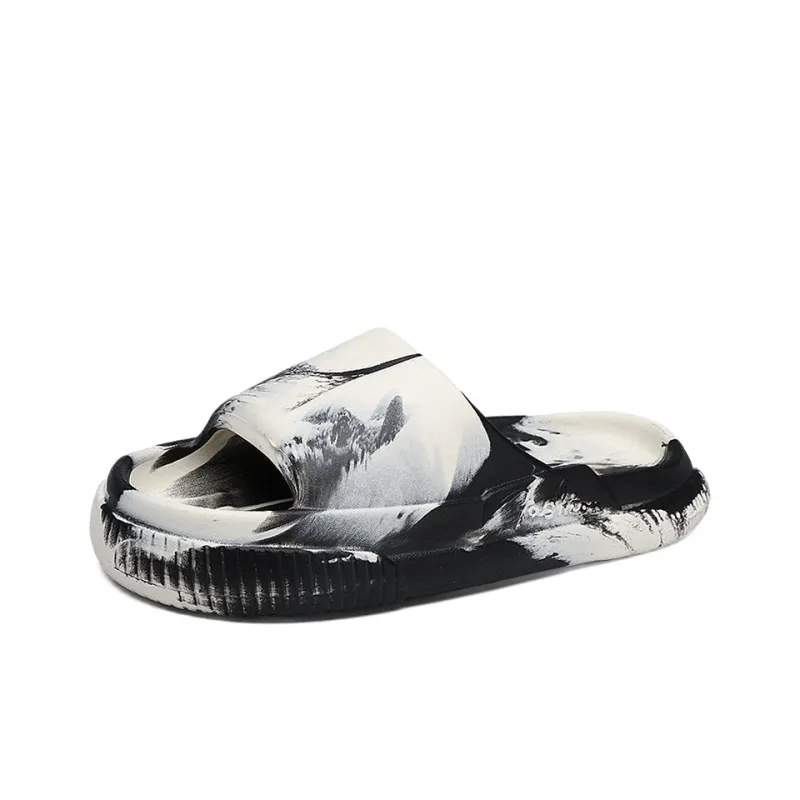 FCMM Cut Out Quiet Slip Resistant Abrasion Resistant Slide Slippers Men's-2