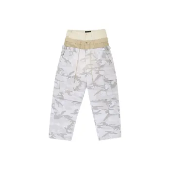 GRAILZ PROJECT G/R FW24 Casual Pants Men's White Camouflage