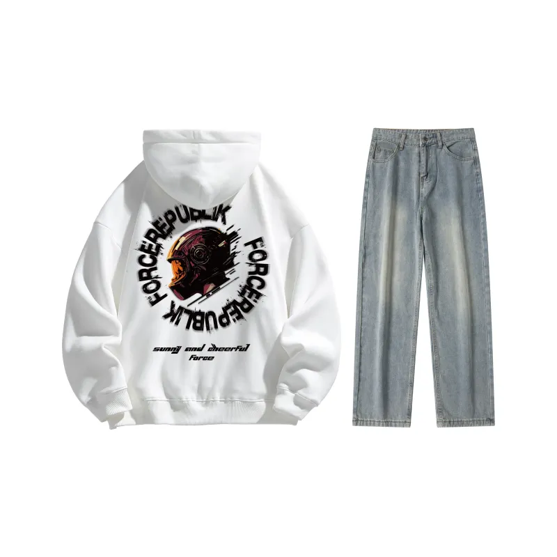 FORCEREPUBLIK Sweatshirt Sets Unisex-5
