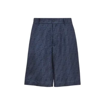 FENDI Ff Jacquard Bermuda Shorts