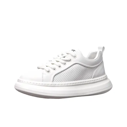 Banas Skateboard Shoes Men Mid Top White, Black, Neon Green