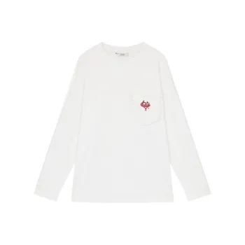 ELF SACK T Shirt Women's Effortless Heart White