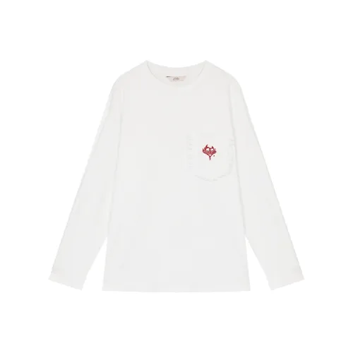 ELF SACK T Shirt Women's Effortless Heart White