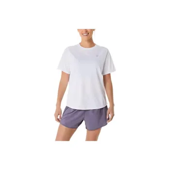 Asics SILVER T Shirt Women's Bright White