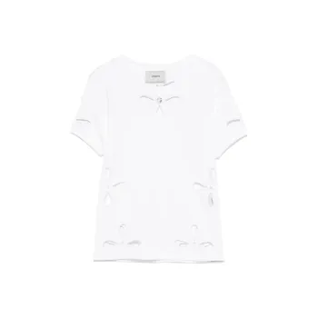 COPERNI Petal Embroidered Crewneck T Shirt