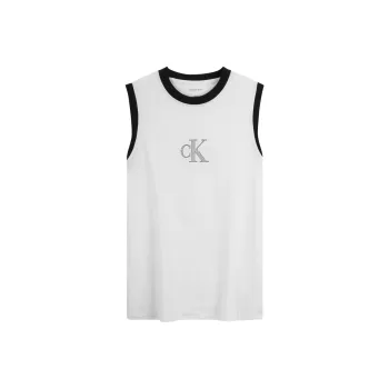 CALVIN KLEIN Tank Tops Women's Moon White