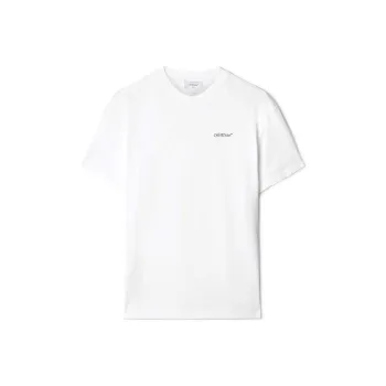 OFF WHITE Floral Printed Crewneck T Shirt