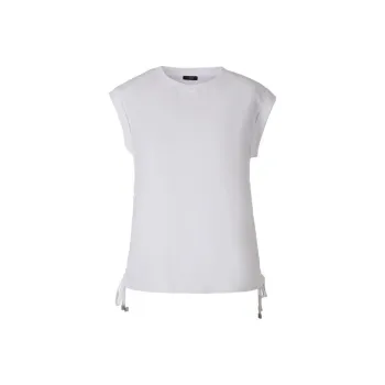 PESERICO Gathered Cotton T shirt