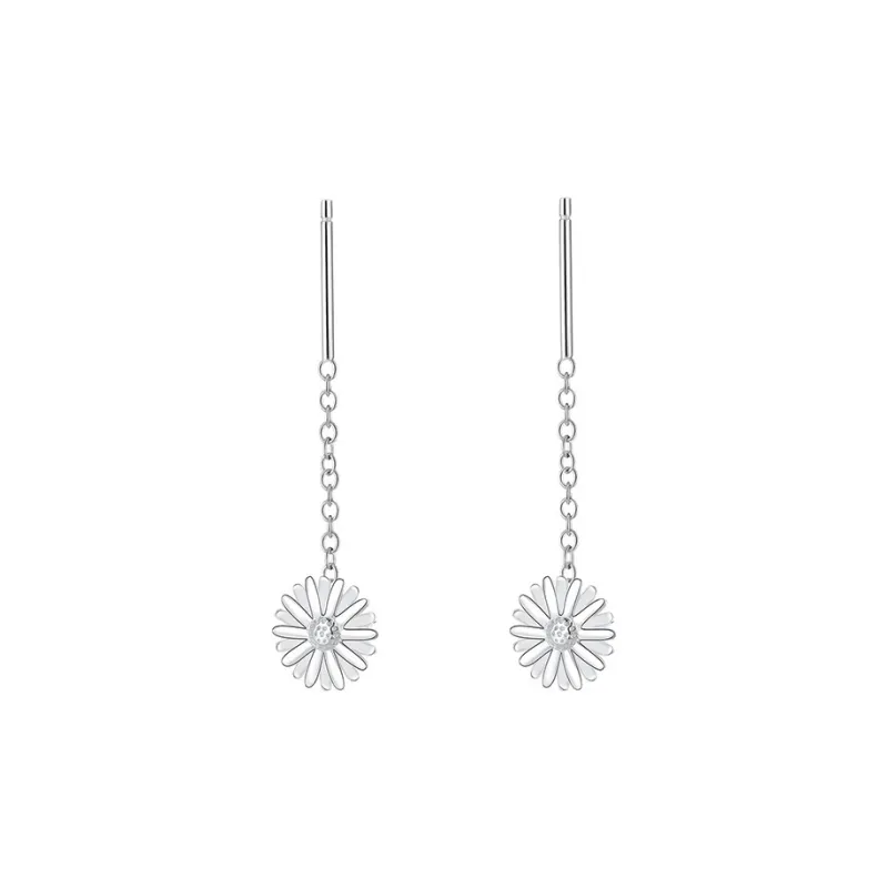 GIFT&CO S999 Fine Silver Drop Earrings Women's-3