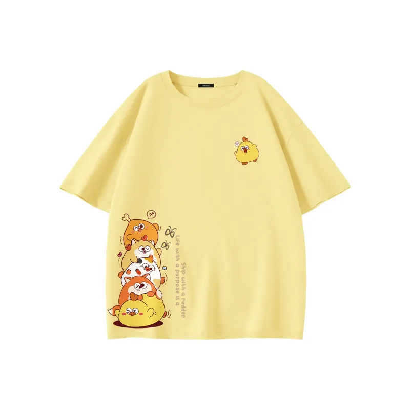 MINISO x DUNDUNJI LIANMINGKUAN T Shirt Women's-8