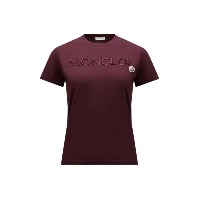 Moncler T-Shirts Women's Red-0