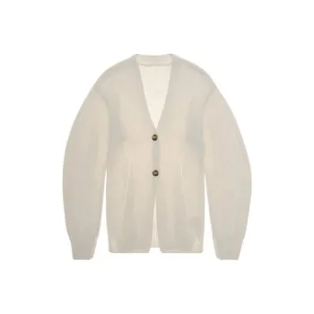 Helmut Lang V Neck Button Up Cardigan