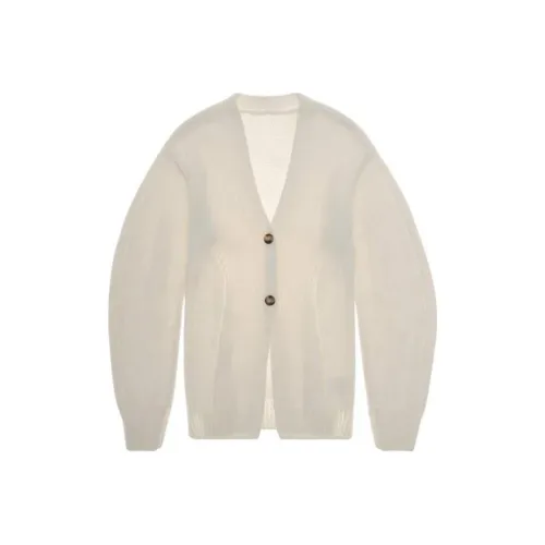 Helmut Lang V Neck Button Up Cardigan