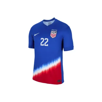 Nike Trinity Rodman USWNT 2024 Stadium Away Soccer Jerseys Men's Gemstone Blue