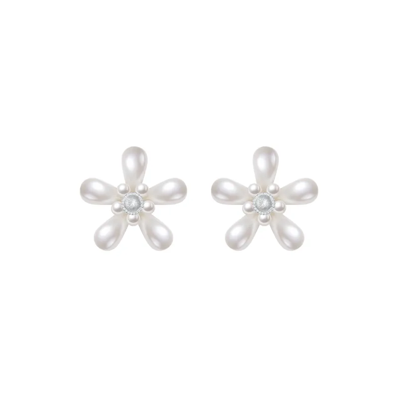 ZEGL Artificial Pearl Earrings Women's-0