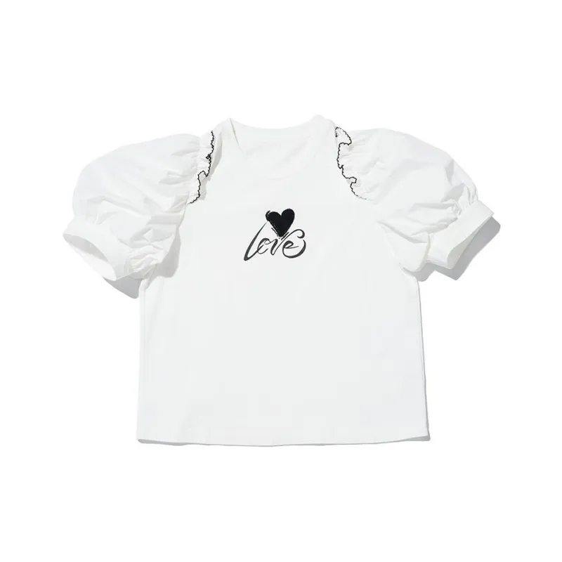 LOFT SHINE SS22 Straight T Shirt Women's White-0