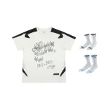 Pure White+2 Pack Basketball Socks (Style Random Color)