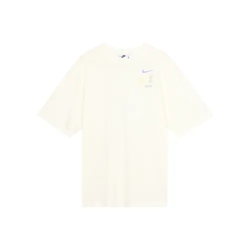 Nike Drop Shoulder Sleeve T Shirt Women's White