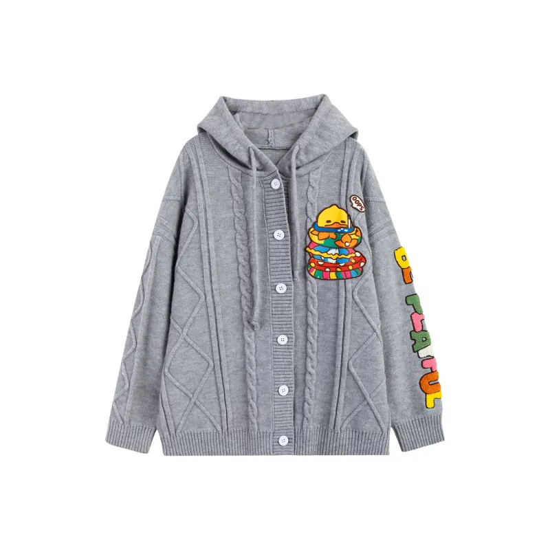 B.Duck Sweaters Women's Gray-0