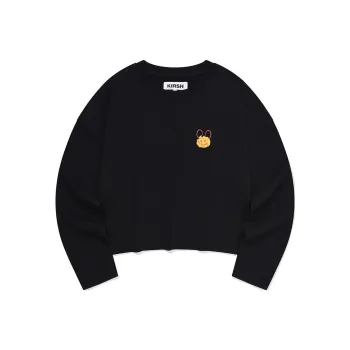 Kirsh SS24 Drop Shoulder Sleeve T Shirt Women's Black